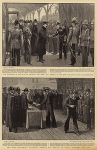La partenza del Duca di Cornovaglia e York, l