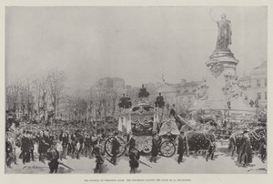 Il Funerale del Presidente Faure, il Corteo che passa per Place de la Republique da Frederic de Haenen