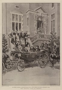 La visita della Regina a Bristol da Frederic de Haenen