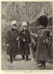 Il Ritorno di Lord Roberts, le Guardie Irlandesi ispezionate dal loro Colonnello da Frederic de Haenen