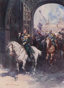 La Porta Spassky (Salvatore) del Cremlino da Frederic de Haenen