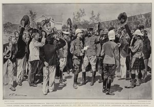 Tre evviva per Lord Kitchener, Boeri arresi ansiosi di unirsi agli Scouts Nazionali dopo essere stati indirizzati dal Comandante in Capo da Frederic de Haenen