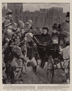Tre evviva per la Regina, le truppe canadesi dal Sud Africa a Windsor da Frederic de Haenen