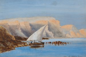 Barca a vela al largo del Nord Africa, c.1846-1907