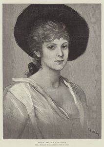 Studio di una Testa da Frederich August Kaulbach