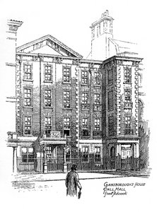 Casa di Gainsborough, Pall Mall, Londra, 1912 da Frederick Adcock