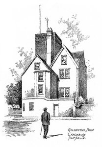 Casa di Oliver Goldsmith, Canonbury, Islington, 1912 da Frederick Adcock