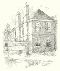 Casa di Pope, Battersea da Frederick Adcock