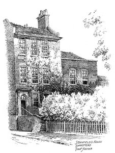 Stanfield House, Hampstead, Londra, 1912 da Frederick Adcock