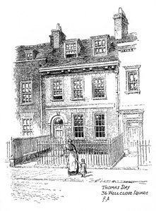 Casa di Thomas Day, 36 Wellclose Square, Whitechapel, Londra, 1912 da Frederick Adcock