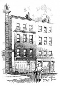 Dove James Boswell incontrò per la prima volta il Dr Johnson, Londra da Frederick Adcock