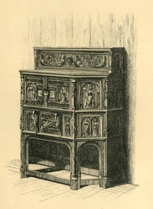 Armadio di quercia, fine XV secolo, 1881 da Frederick Albert Slocombe