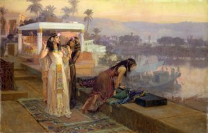 Cleopatra sulle terrazze di File da Frederick Arthur Bridgman
