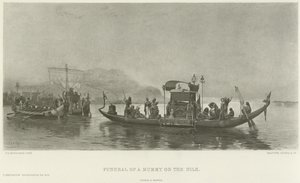 Funerale di una mummia sul Nilo da Frederick Arthur Bridgman