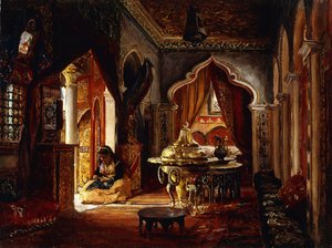 Nel serraglio, 1879 da Frederick Arthur Bridgman