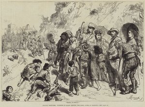Schizzi di Vacanza, Turisti in Spagna che Visitano le Grotte dei Gitani a Granada da Frederick Barnard