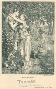 Illustrazione per Troilo e Cressida da Frederick Barnard