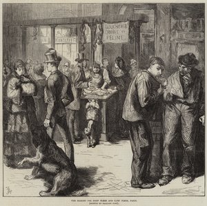 Il mercato della carne di cane e di gatto, Parigi da Frederick Barnard