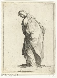 Donna che cammina da Frederick Bloemaert