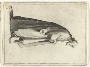 Vecchio con lungo cappotto (15 kleine figuren) da Frederick Bloemaert