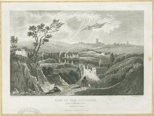 Burslem - Vista delle Fabbriche di Ceramica da Frederick Calvert
