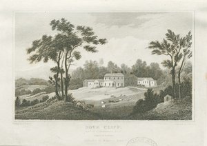 Burton-upon-Trent - Dove Cliff (incisione) da Frederick Calvert