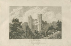 Chiesa del Castello - Castello di Stafford (incisione) da Frederick Calvert