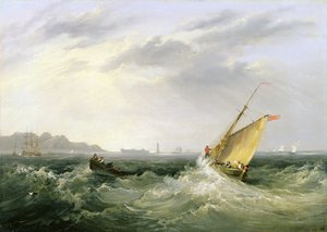 Cheshire alla foce del fiume Mersey, 1838