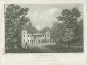 Chillington Hall (incisione) da Frederick Calvert