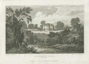 Darlaston Hall: incisione da Frederick Calvert