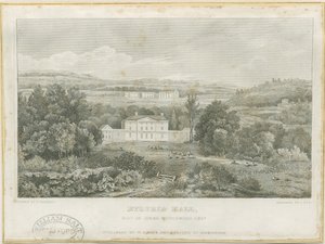 Etruria Hall: incisione, nd [c 1830] da Frederick Calvert
