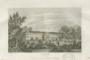 Stafford - Manicomio: incisione, nd [c 1830] da Frederick Calvert