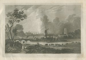 Stafford - Vista Sud-Ovest (incisione) da Frederick Calvert