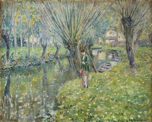 Lungo il fiume da Frederick Carl Frieseke