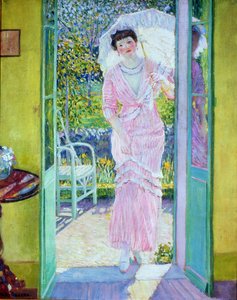 Buongiorno, 1912-13 circa (olio su tela) da Frederick Carl Frieseke