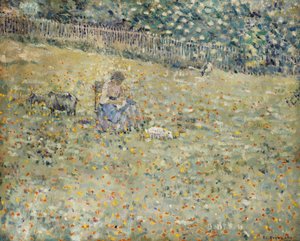 Donna e Capra da Frederick Carl Frieseke