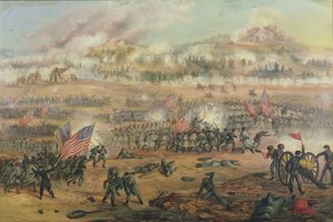 La battaglia di Fredericksburg del 13 dicembre 1862 da Frederick Cavada