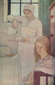 Lois e la sua infermiera. Da A Book of Quaker Saints. L. V. Hodgkin., 1923