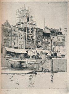 Il molo, Bristol, c. 1918 da Frederick Charles Richards
