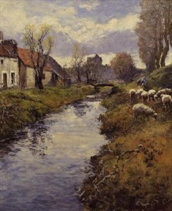 Sulle rive del Loing, Montigny da Frederick Charles Vipont Ede