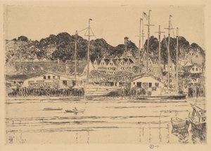 Porto interno, Gloucester da Frederick Childe Hassam