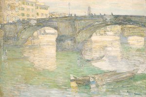 Ponte Santa Trinità da Frederick Childe Hassam