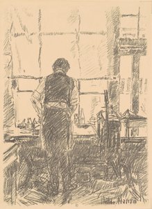 Ritratto di Joseph Pennell da Frederick Childe Hassam