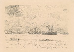 Ritorno della flotta da Frederick Childe Hassam