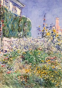 Il giardino di Thaxter da Frederick Childe Hassam