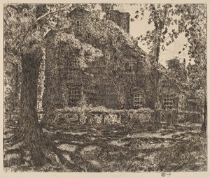 Il cottage di Home Sweet Home, Easthampton, 1921 da Frederick Childe Hassam