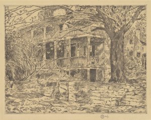 La Vecchia Casa, Cos Cob, 1915 da Frederick Childe Hassam