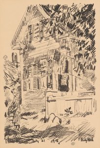 La bandiera di servizio da Frederick Childe Hassam