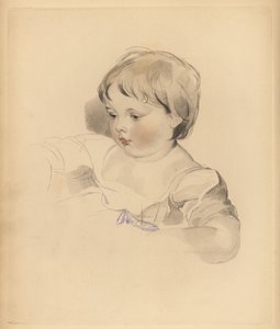 Ritratto di Rowland Bloxam, nipote di Sir Thomas Lawrence da Frederick Christian Lewis