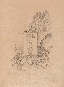 Frontespizio al catalogo del signor Fawkes da Frederick Christian Lewis the Elder